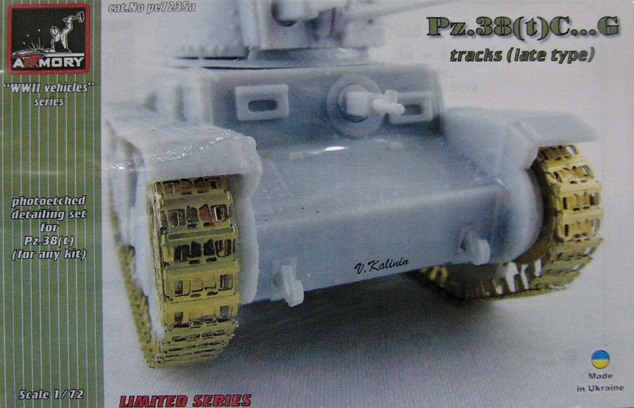 1/72 Pz.38(t) C-G tank tracks - late (PE set)