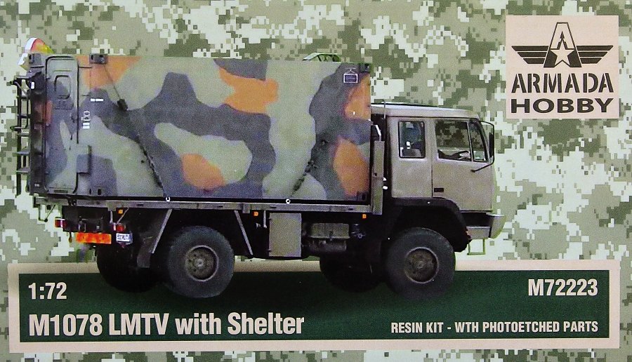 1/72 M1078 LTV with Shelter (resin kit & PE)