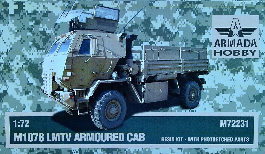 1/72 M1078 LMTV Armoured Cab (resin kit & PE)