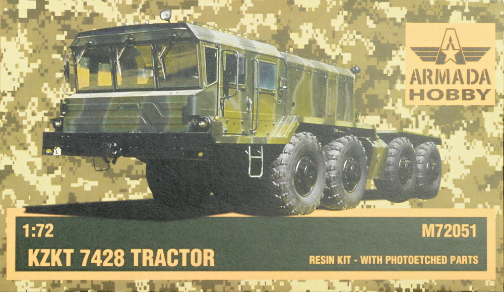 1/72 KZKT 7428 Tractor (resin kit & PE parts)