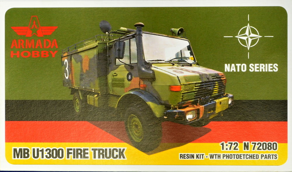 1/72 MB U1300 Fire Truck (resin kit & PE parts)