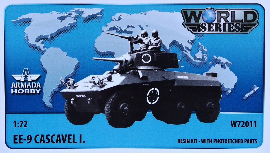 1/72 EE-9 CASCAVEL I. (resin kit & PE parts)