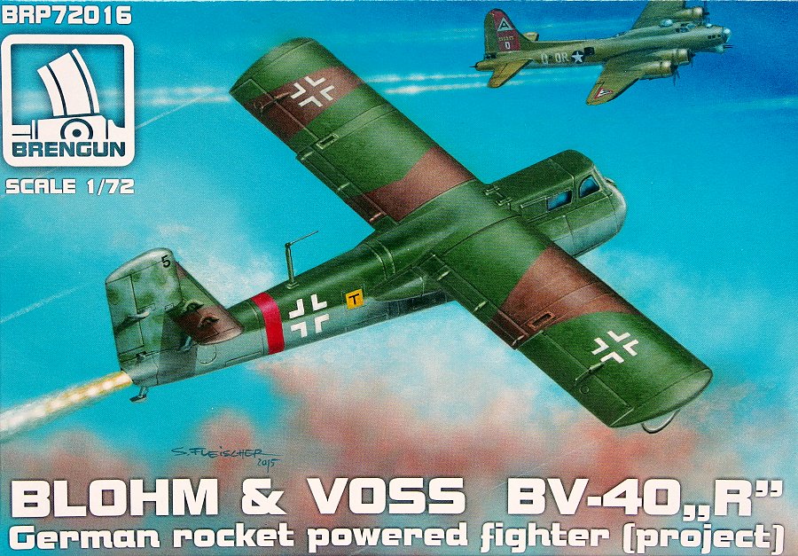 1/72 Blohm&Voss BV-40R German project (plast.kit)