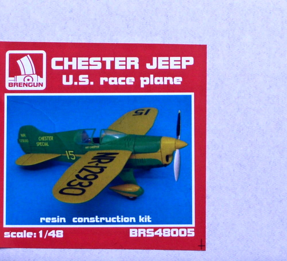 1/48 Chester Jeep U.S. race plane (resin kit)