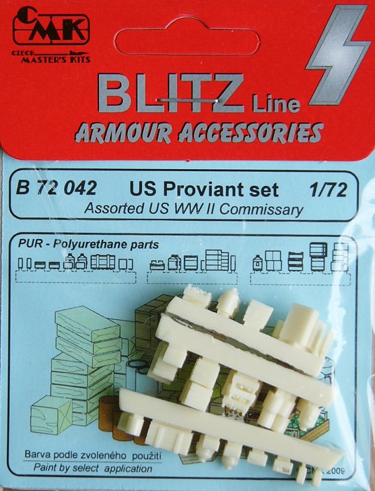 1/72 US Proviant set WWII