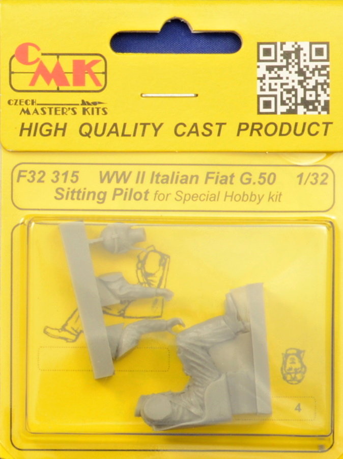 1/32 Italian Sitting Pilot WWII Fiat G.50 