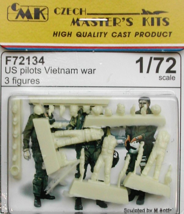 1/72 US Pilots Vietnam war (3fig.)