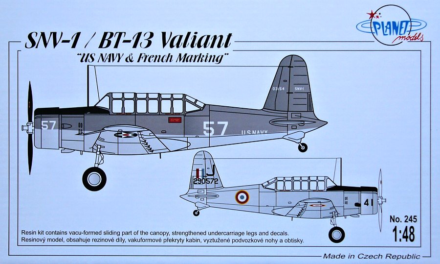 1/48 SNV-1 / BT-13 Valiant (US Navy, French)