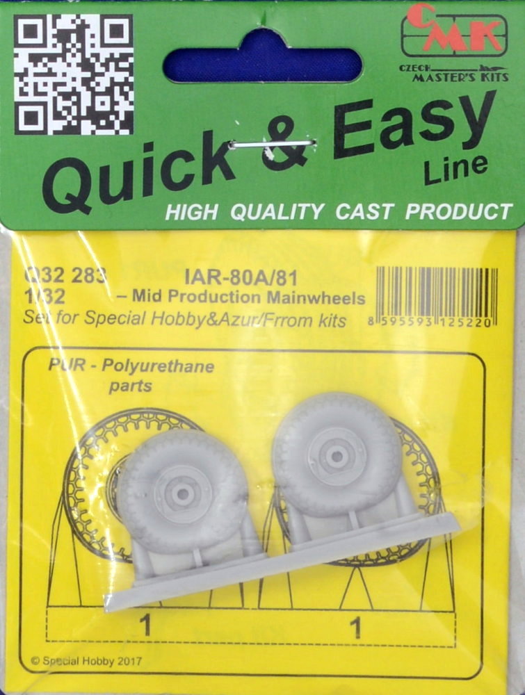 1/32 IAR-80A/81 mid prod. mainwheels (SP.H./FRROM)