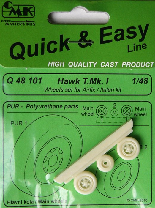 1/48 Hawk T.Mk.I Wheels (AIRF/ITAL)