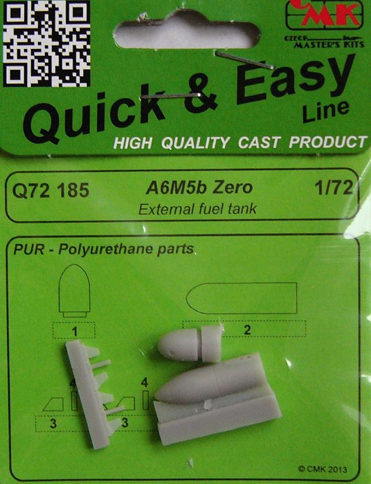 1/72 A6M5b Zero - External fuel tank