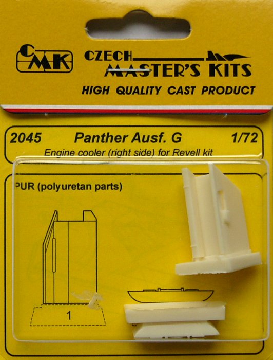 1/72 Panther Ausf.G Engine cooler-right side (REV)