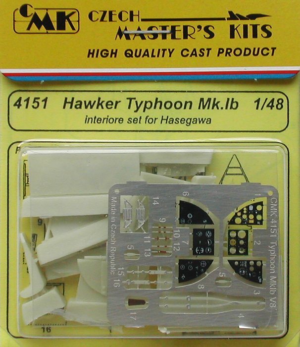 1/48 Hawker Typhoon Mk.Ib - Interior Set  (HAS)