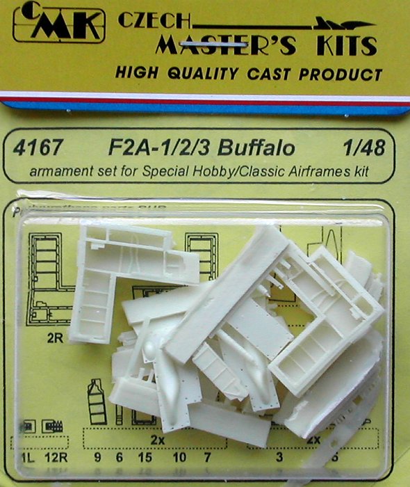 1/48 F2A-1/2/3 Buffalo - Armament Set (SP.HOB/CAF)