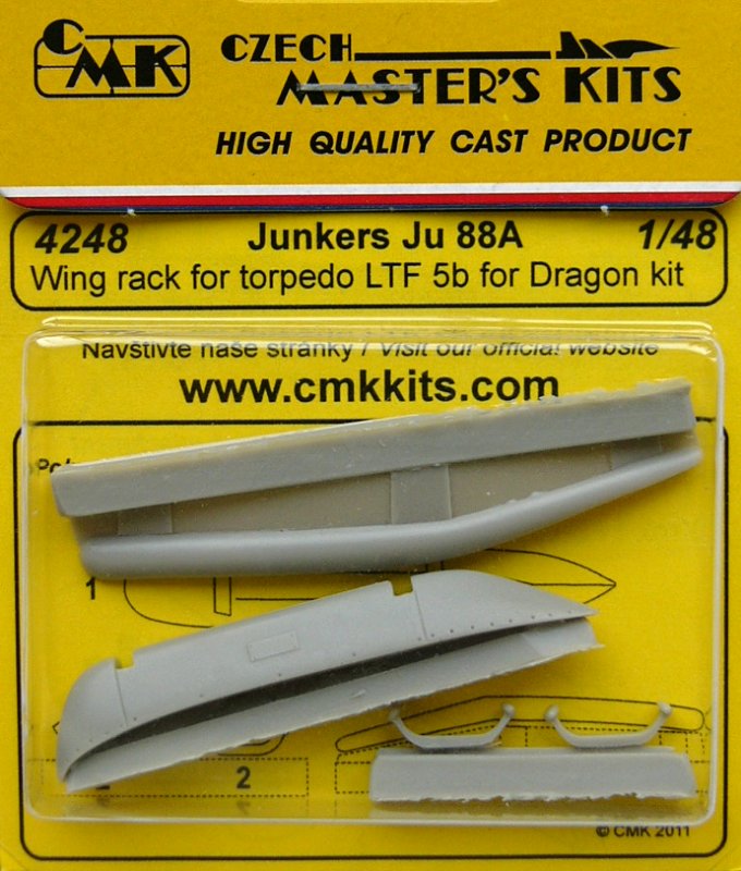 1/48 Junkers Ju 88 A/C/G Wing rack (DRAG)