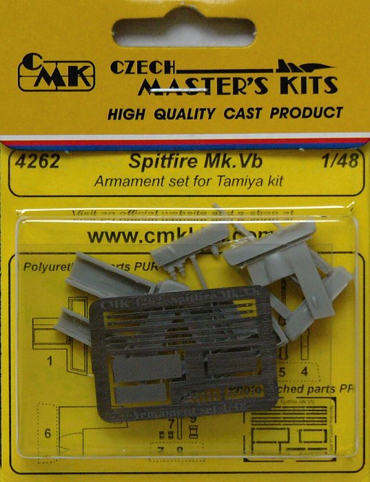 1/48 Spitfire Mk.Vb Armament set (TAM)