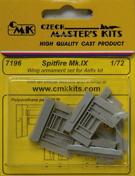 1/72 Spitfire Mk.IX - Wing armament set (AIRFIX)