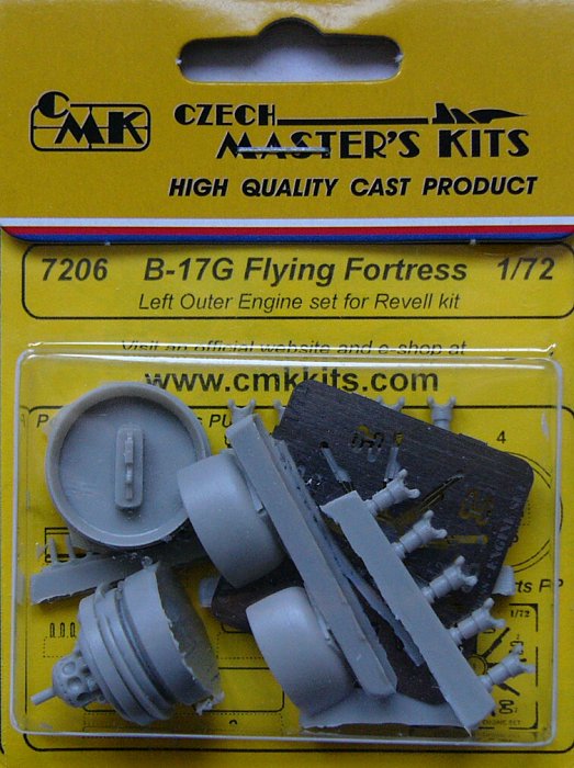 1/72 B-17G - Left Outer Engine set (REV)