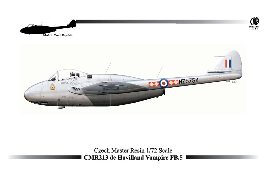 1/72 de Havilland Vampire FB.5