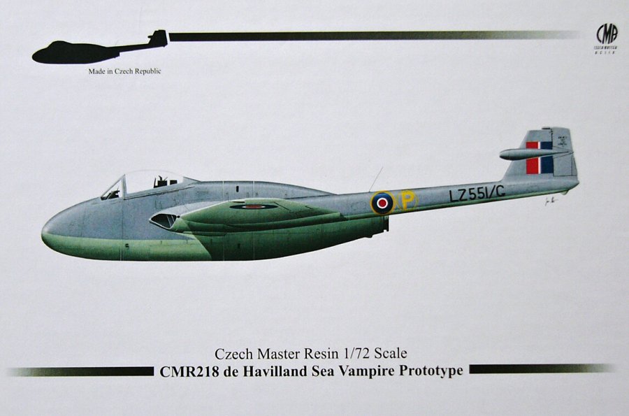 1/72 de Havilland Sea Vampire Prototype (RAF)