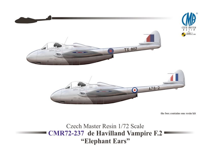 1/72 de Havilland Vampire F.2