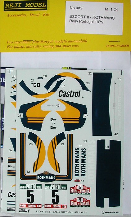 1/24 Ford Escort RS 1800 'Rothmans' Portugal 1979