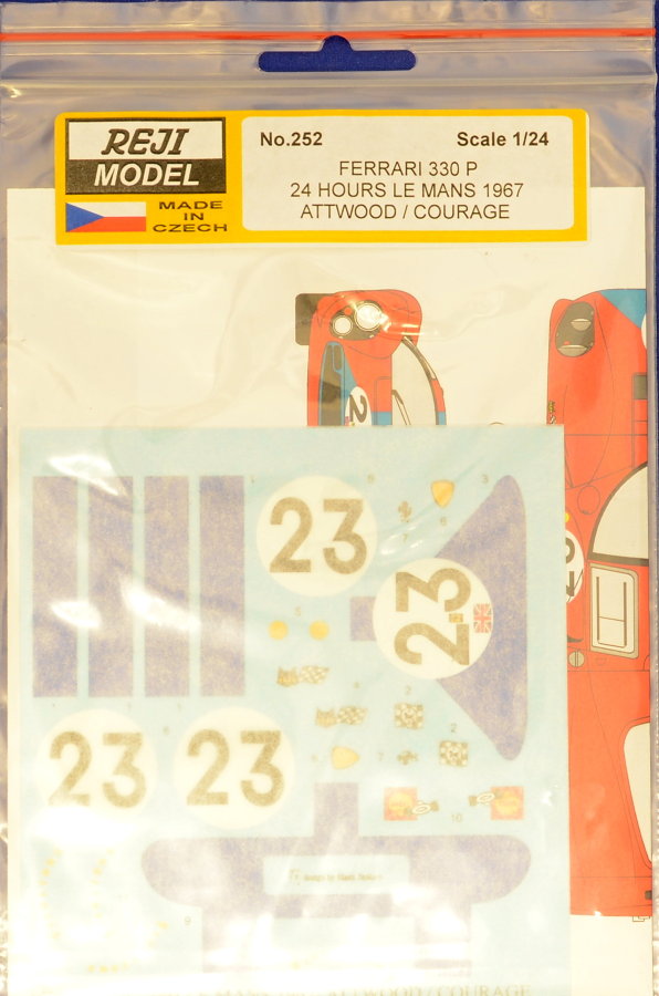 1/24 Ferrari 330P 24hrs Le Mans 1967