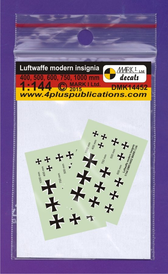 1/144 Decals Luftwaffe modern insignia (2 sets)
