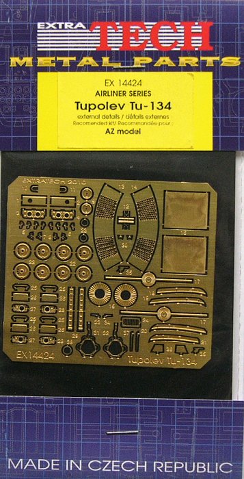 1/144 Tu-134 External details (AZ MODEL)