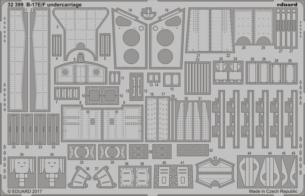 SET B-17E/F undercarriage (HKM)