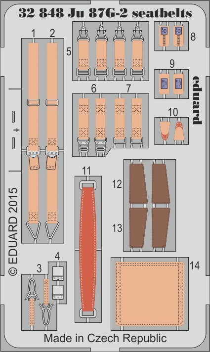 SET Ju 87G-2 seatbelts (TRUMP)