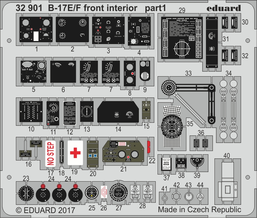 SET B-17E/F front interior (HKM)