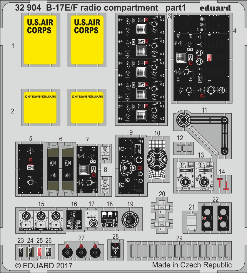 SET B-17E/F radio compartment (HKM)