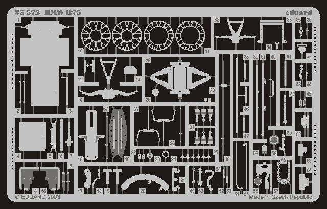 SET BMW R75   (TAM)