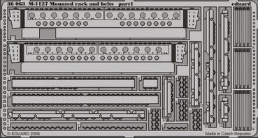 SET M-1127 Mounted rack and belts (TRUMP)