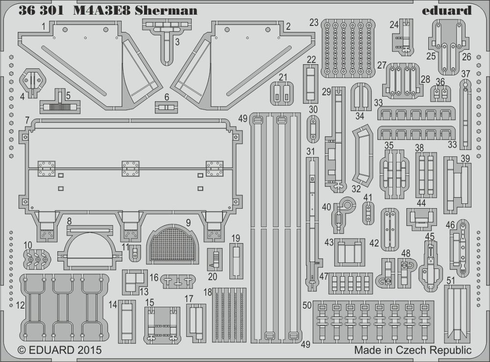 SET M4A3E8 Sherman (TAM )