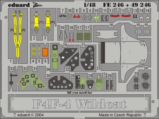 SET F4F-4 Wildcat  color (TAM)