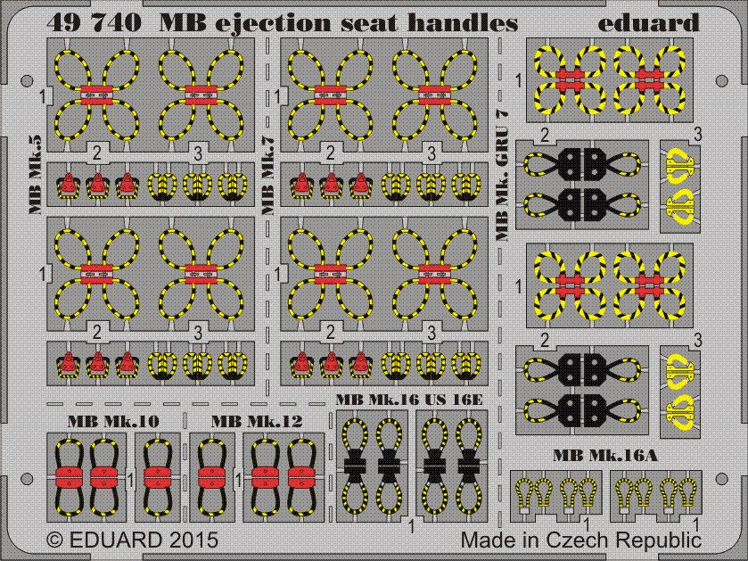 SET MB ejection seat handles