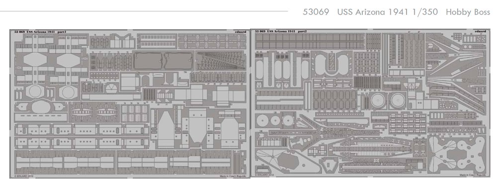 SET 1/350 USS Arizona 1941 (HOBBYB)