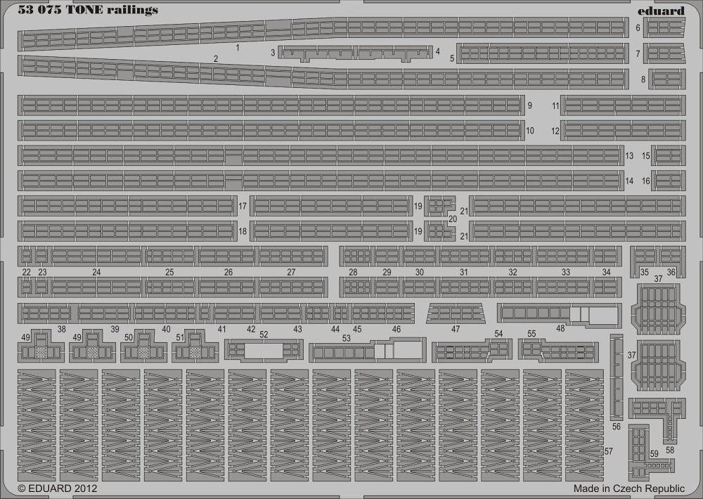 SET 1/350 TONE railings (TAM)