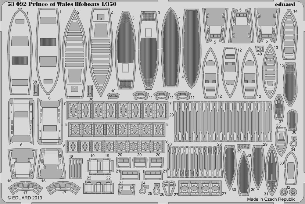 SET 1/350 Prince of Wales lifeboats (TAM)