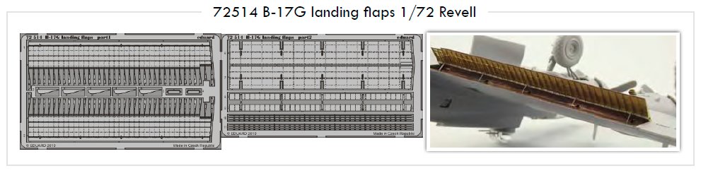 SET B-17G landing flaps