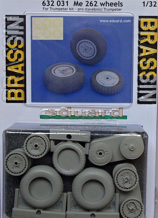 BRASSIN 1/32 Me 262 wheels (TRUMP)