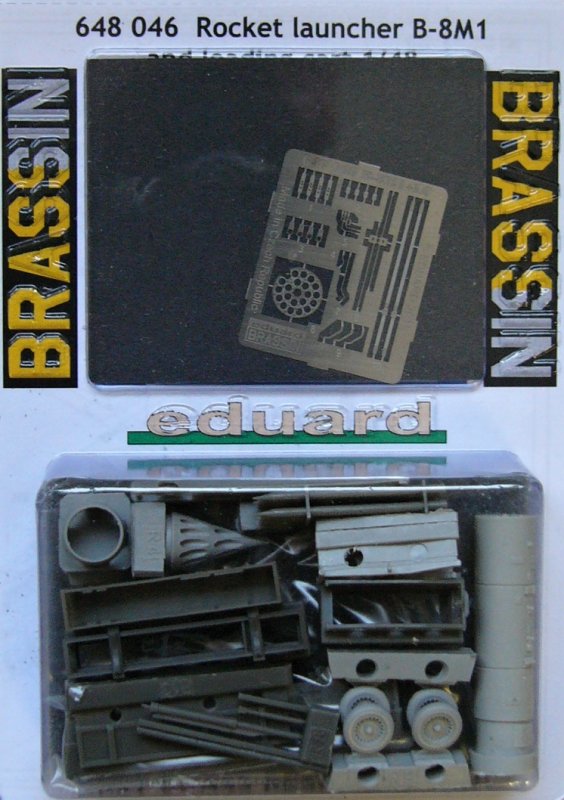 BRASSIN 1/48 Rocket launcher B-8M1 and loading car