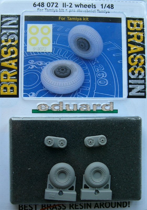 BRASSIN 1/48 Il-2 Shturmovik wheels (TAM)