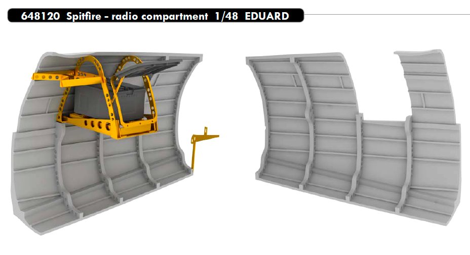 BRASSIN 1/48 Spitfire - radio compartment (EDU)