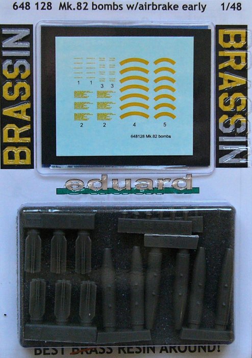 BRASSIN 1/48 Mk.82 bombs w/airbrake early