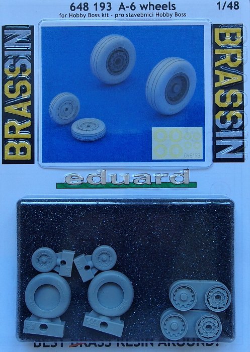 BRASSIN 1/48 A-6 wheels (HOBBYB)