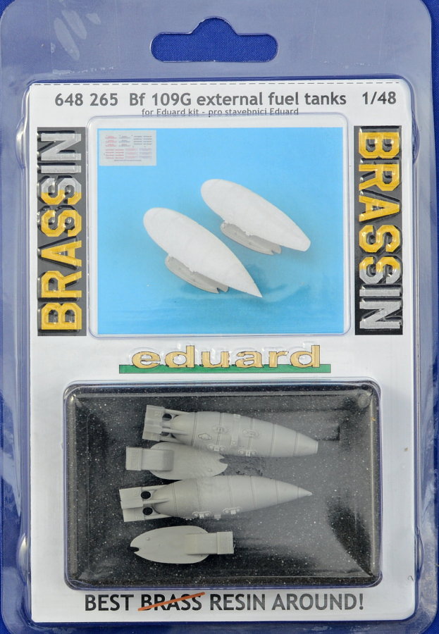 BRASSIN 1/48 Bf 109G external fuel tanks (EDU)