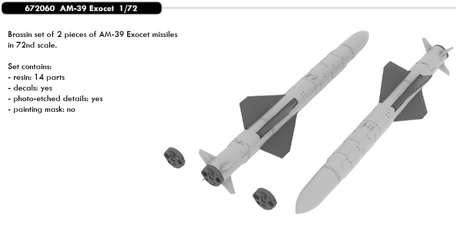 BRASSIN 1/72 AM-39 Exocet